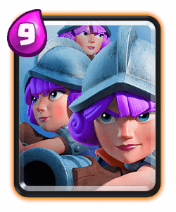 Three Musketeers - Clash Royale