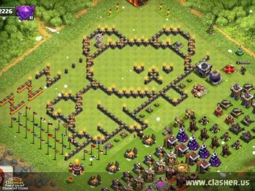 Here's A List of 11 Most Creative Bases in Clash of Clans, Surely You Don't  Want to Attack Them!   | Dunia Games