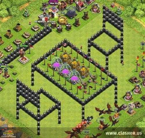 Funny Clash Of Clans Bases