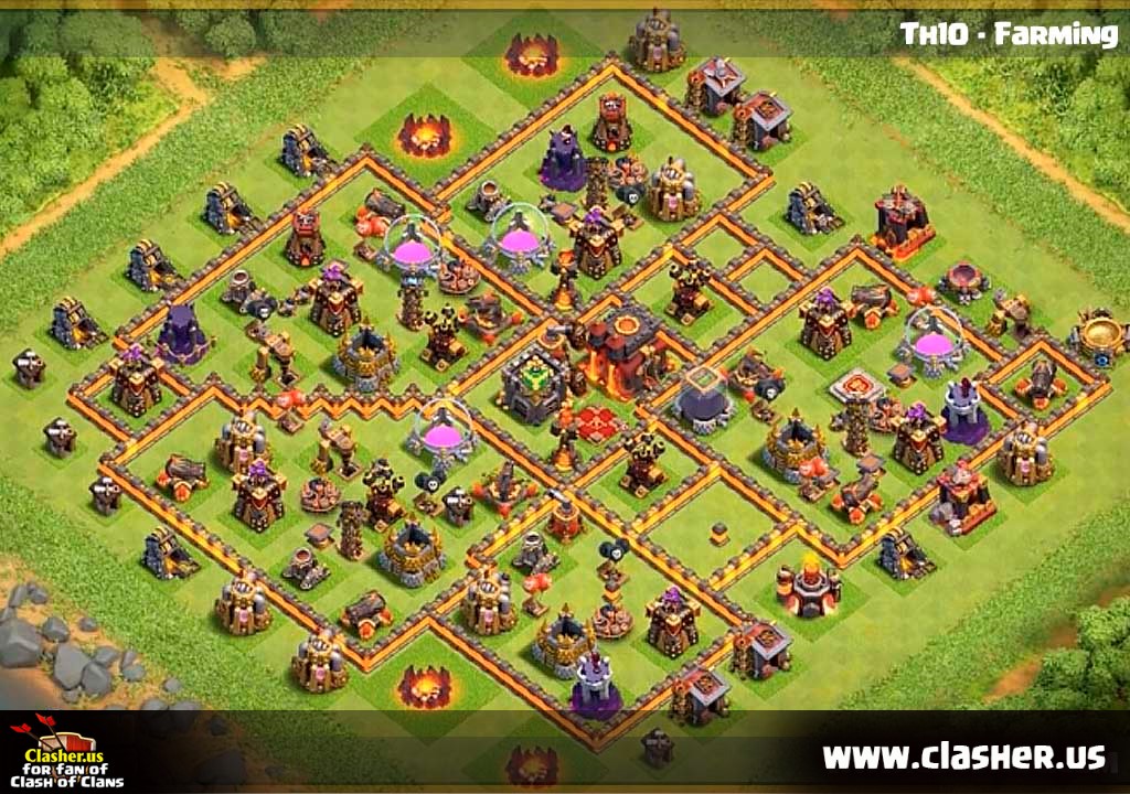 Clash of clans база 10. Базы 10 ТХ Clash of Clans для кв. Клэш 10 ратуша. Старый забор 10 ТХ. Клеш рояль ТХ 10.