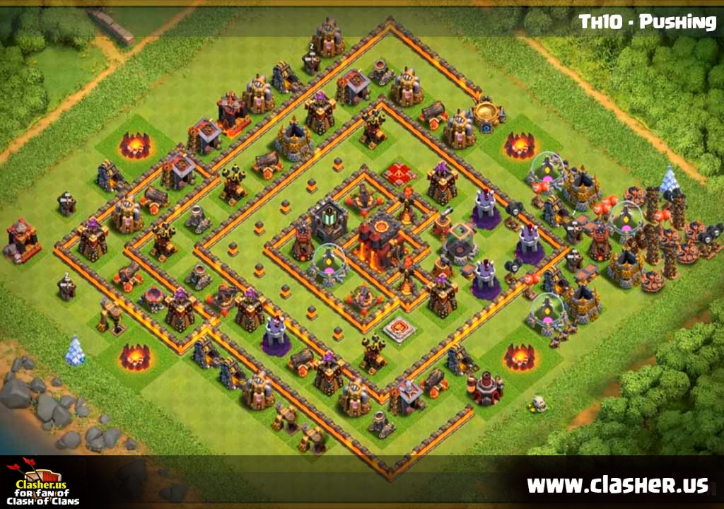 Town Hall 10 Trophy Base Map 8 Clash Of Clans Clasher Us.
