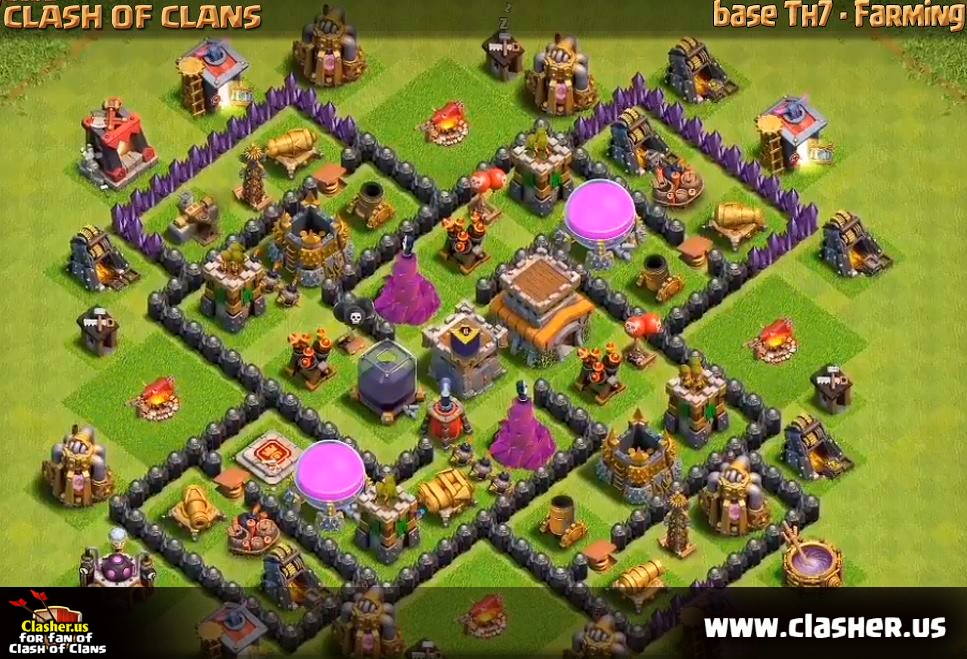 download,th7, th 7, town hall 7, th7 maps, th7 base, th...