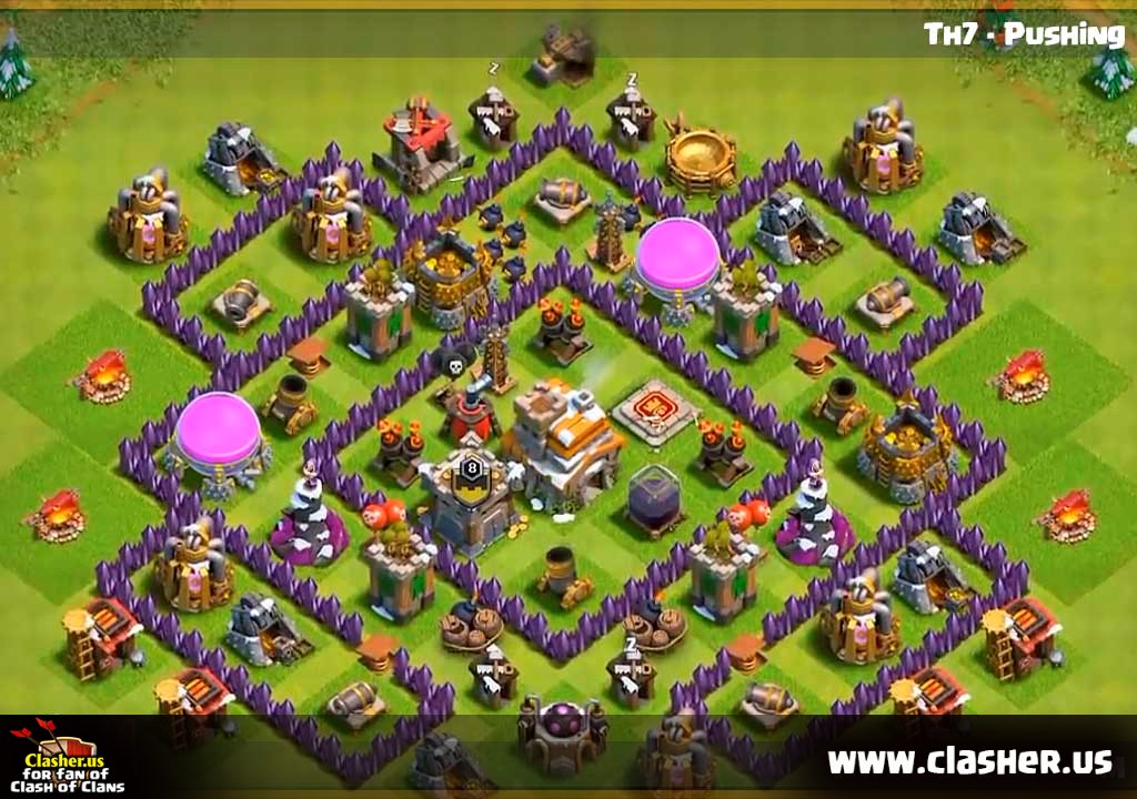 Best Map For Town Hall 7 Town Hall 7 - Trophy Base Map #31 - Clash Of Clans | Clasher.us Best Map For Town Hall 7 Town Hall 7 - Trophy Base Map #31 - Clash Of Clans | Clasher.us