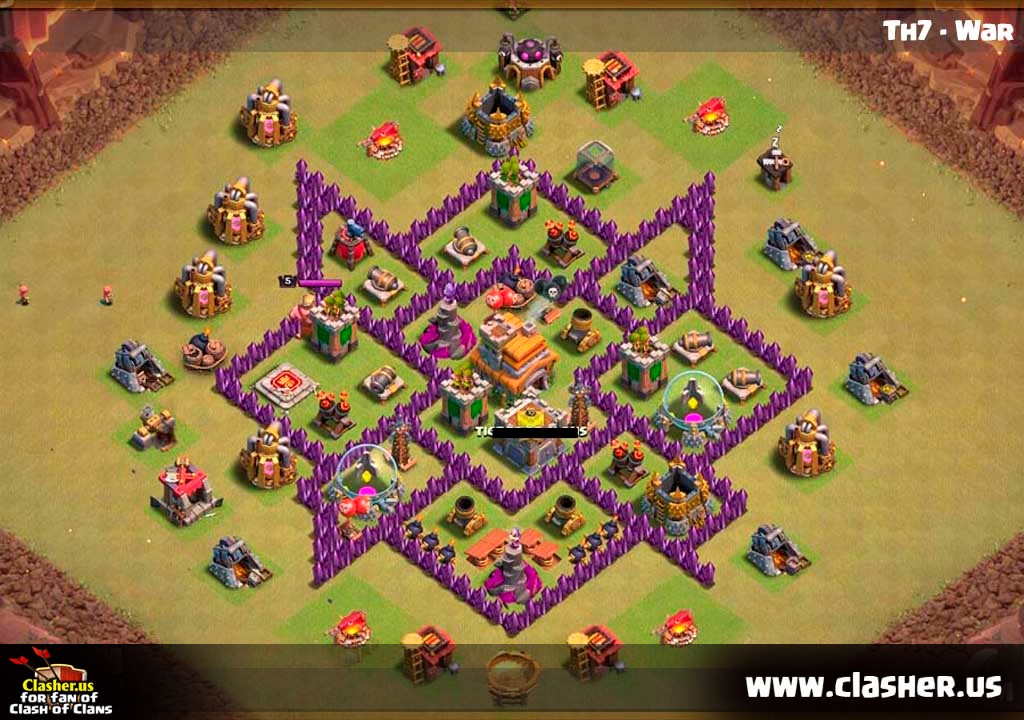 th 7, town hall 7, th7 maps, th7 base, th7 layouts,town hal...