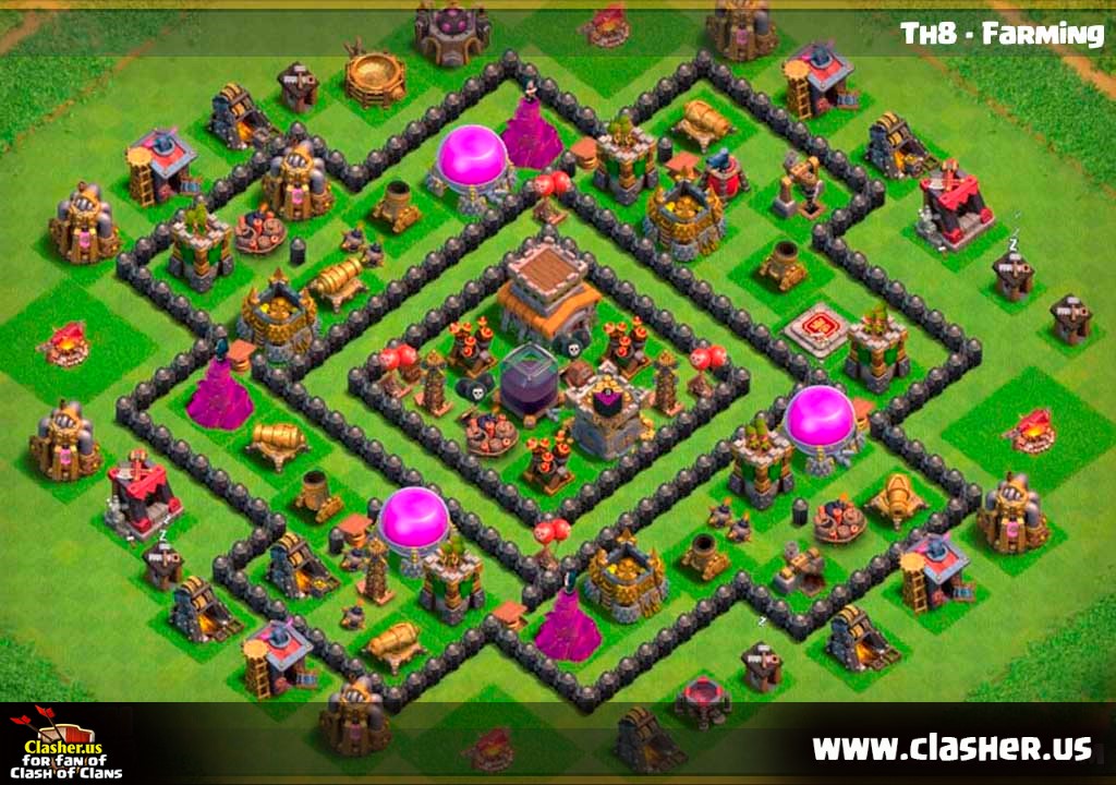 8 тх в clash of clans