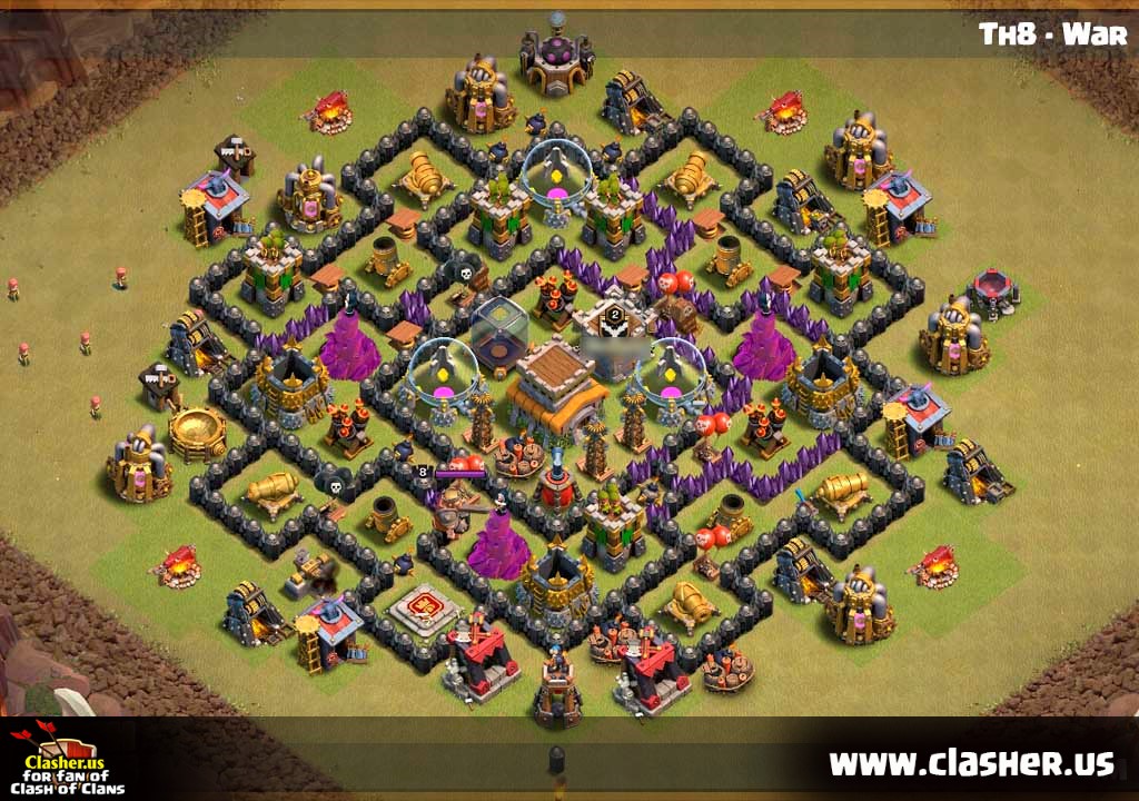 TH8 WarTrophy base 5167