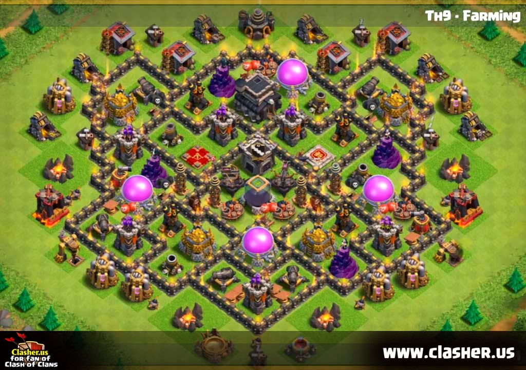 Town Hall 9] TH9 War/Trophy base #1318 [With Link] [2-2022] - Trophy Base -  Clash of Clans | Clasher.us