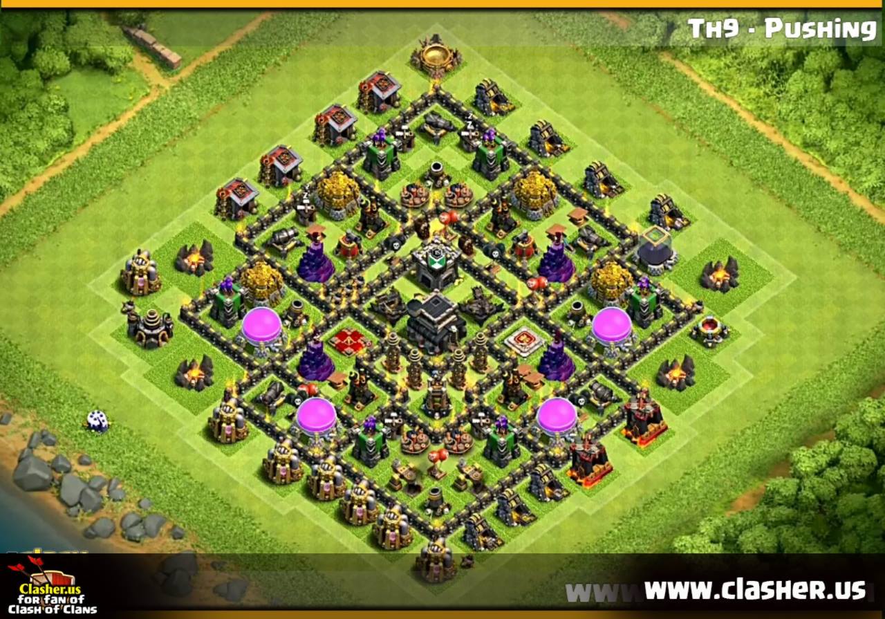 Town Hall 118   TROPHY Base Map 18   Clash of Clans   Clasher.us