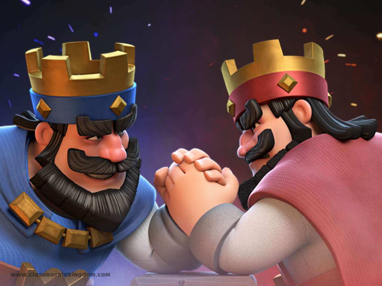 Https link clashroyale com. Клеш рояль. Красный и синий Король клеш рояль. Король из клеш рояль. Башня короля клеш рояль.